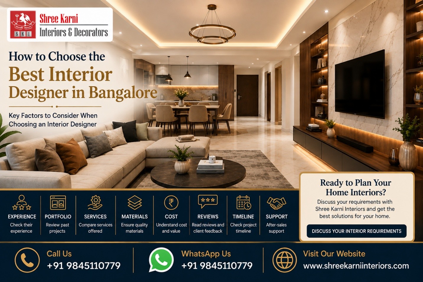 How to Choose the Best Interior Designer in Bangalore
